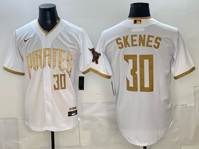 Men Pittsburgh Pirates #30 Skenes white Game 2026 Nike MLB Jersey 051903